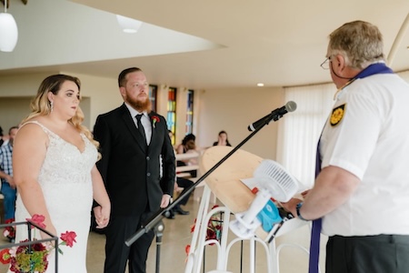Wedding ceremony by Dr. Gerrit Rademeyer in Rouxville