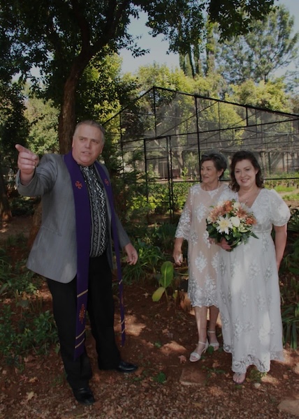 Wedding ceremony by Dr. Gerrit Rademeyer in Rouxville