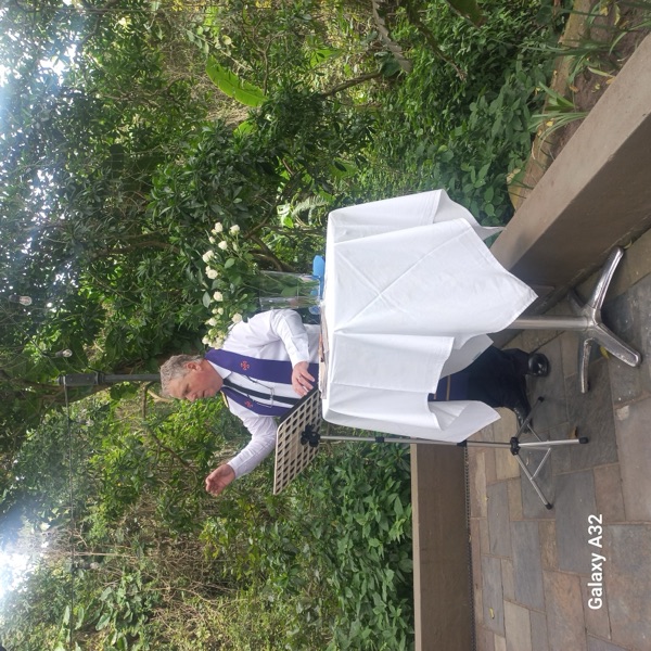 Wedding ceremony by Dr. Gerrit Rademeyer in Rouxville