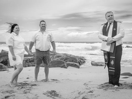 Wedding ceremony by Dr. Gerrit Rademeyer in Rouxville